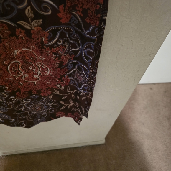 JM  Women Collection By Jennifer Moore    Floral Colorful Maxi Dress Size 1X - Picture 7 of 9